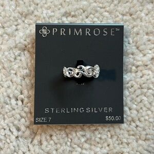 Primrose Sterling Silver Floral Ring